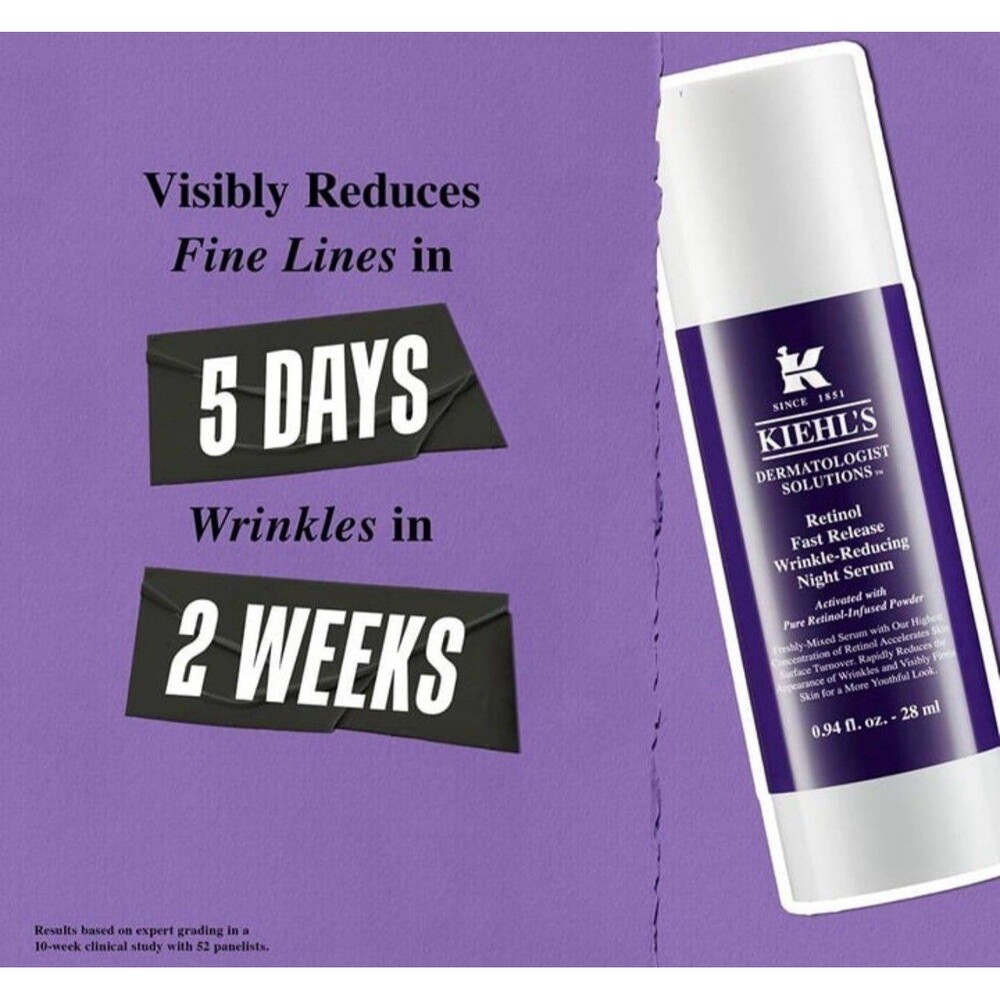 Kiehls Fast Release Wrinkle Reducing Retinol Night Serum Set